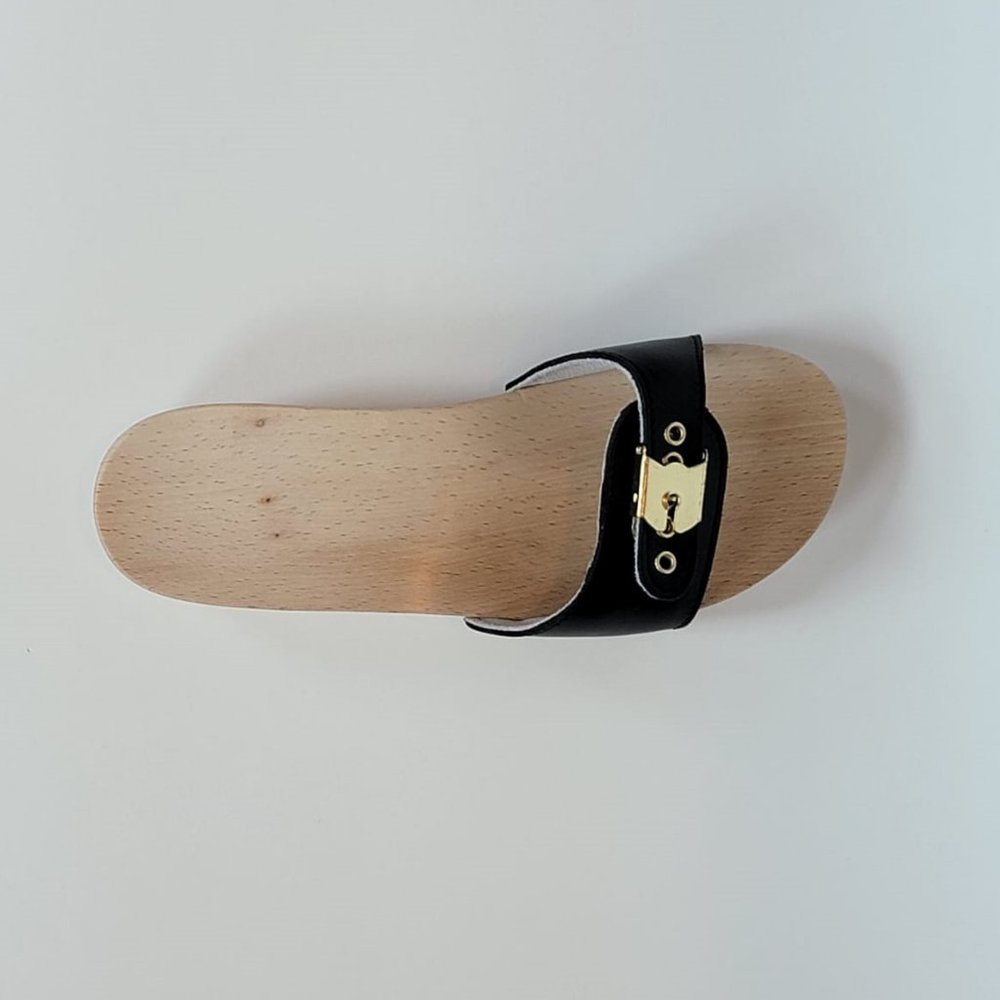 Dr Scholls style wooden clogs - Picture 9 of 16
